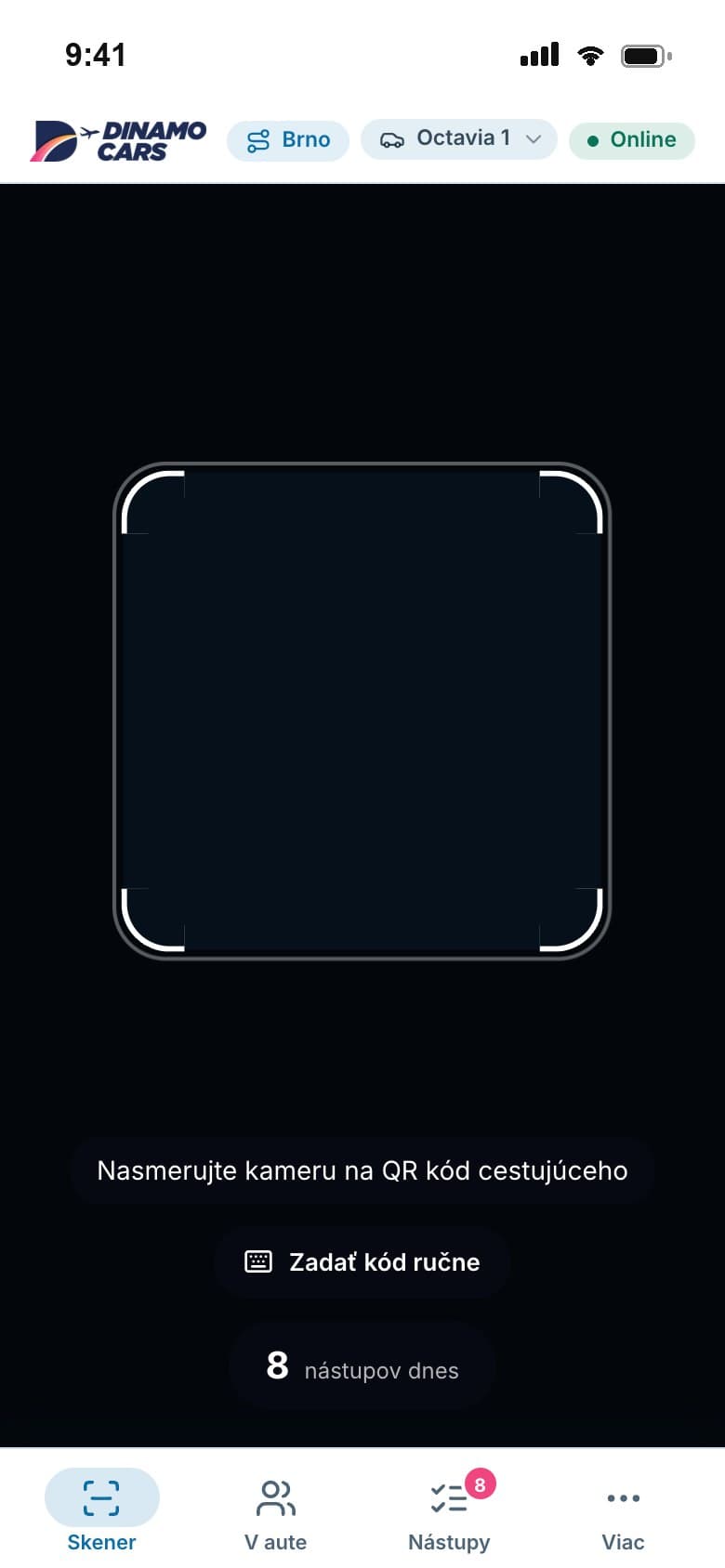 Appka pre vodiča. Funguje aj bez signálu.